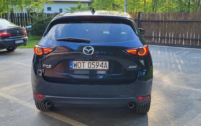 Mazda CX-5 cena 99500 przebieg: 74100, rok produkcji 2018 z Karczew małe 781